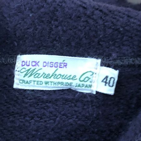  WAREHOUSE  DUCK DIGGER メンズ プルオーバーパーカー サイズ40　 ネイビー