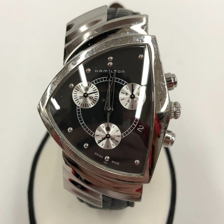 Hamilton クロノグラフ ブラックダイヤル ジャズマスター HAMILTON