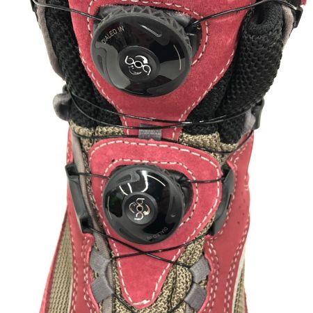  mont･bell モンベル レディース　ダイヤル式登山靴　トレッキング　size23.5cm 1129322 ガーネット