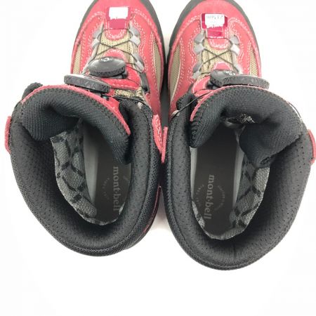  mont･bell モンベル レディース　ダイヤル式登山靴　トレッキング　size23.5cm 1129322 ガーネット