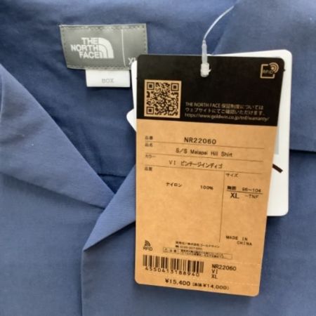  THE NORTH FACE ザノースフェイス S/S Malapai Hill Shirt マラパイヒルシャツ SIZE XL NR22060 ブルー