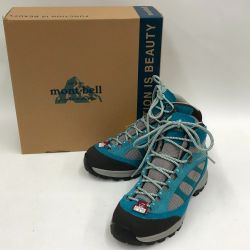 □□ mont･bell モンベル レディース　登山靴　23.5cm 1129474 ターコイズブルー Sランク