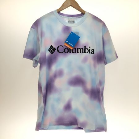  Columbia コロンビア ビーンヒルショートスリーブクルー 半袖Tシャツ Ｌサイズ PM0155 ラベンダー