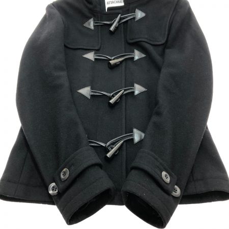  ATTACHMENT アタッチメント ショートダッフルコート SIZE 1 ブラック
