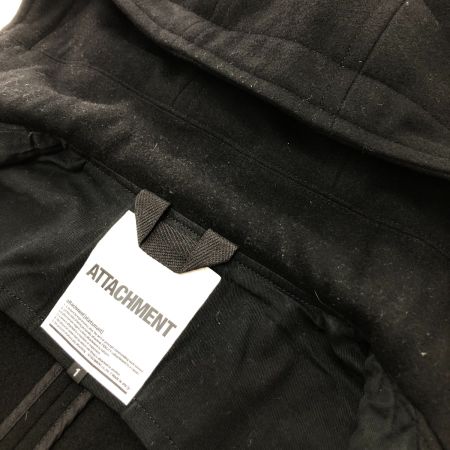  ATTACHMENT アタッチメント ショートダッフルコート SIZE 1 ブラック