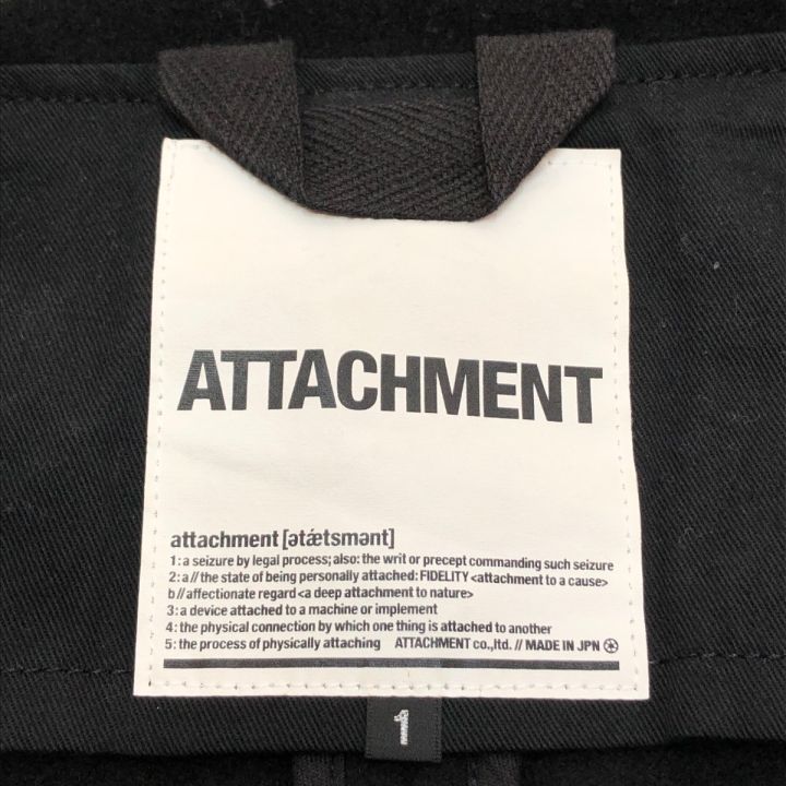 ATTACHMENT アタッチメント ショートダッフルコート SIZE 1 ブラック