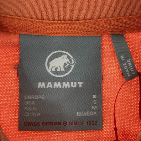  MAMMUT マムート 半袖ポロシャツ MATRIX Polo Shirt Women アジアサイズM 1017-00410 オレンジ