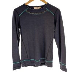 ## Foxfire フォックスファイヤー ゼロドライウールクルー カットソー 8115639 チャーコル Sサイズ レディース Aランク