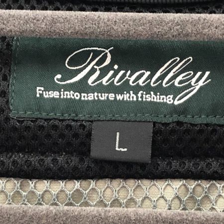  Rivalley リバレイ 釣り用品　ベスト　RVミノーイングベストⅡ　サイズL