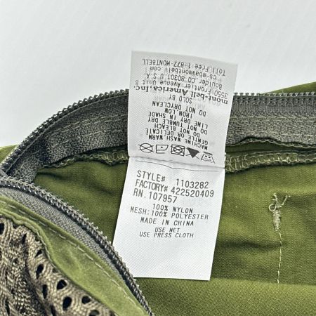 mont・bell モンベル ネイチャーガイドベスト SIZE XS/S 釣り フィッシング オリーブ