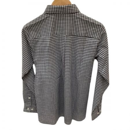  Foxfire フォックスファイヤー  レディース 長袖シャツ SCパナマギンガムカシュクール SIZE M  82-12817-025-03 ブラック×ホワイト