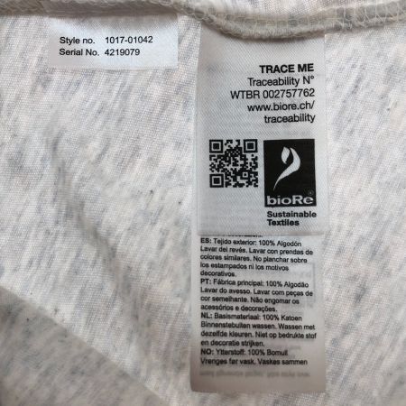  MAMMUT マムート ゼファーTシャツ Mサイズ 4028 2 アイボリー