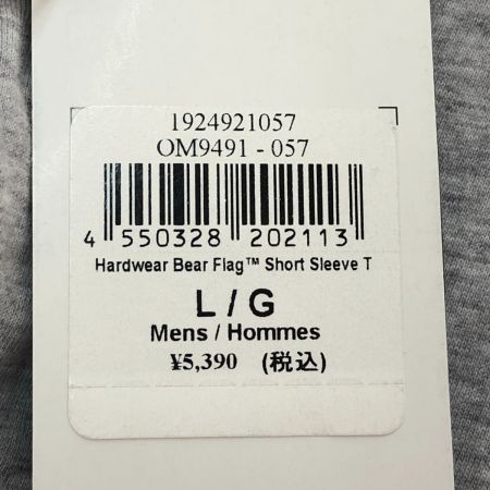  MOUNTAIN HARD WEAR マウンテン ハード ウェア ベアフラッグショートスリーブT Ｌサイズ OM9491-057 ライトグレー