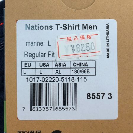  MAMMUT マムート ネイション Tシャツ XLサイズ 1017-02220 8557 3 ネイビー
