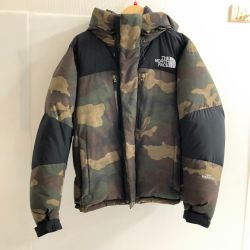 □□ THE NORTH FACE ザノースフェイス ダウンジャケット　size　M ND91845 迷彩 Bランク