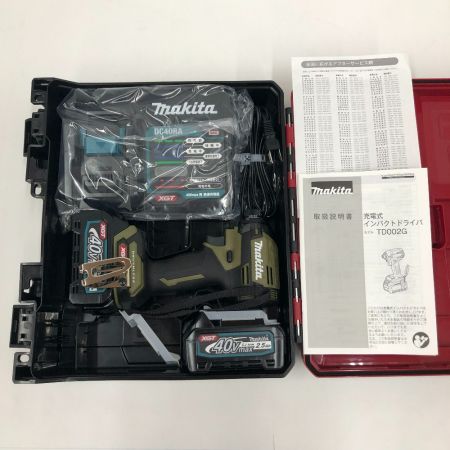  MAKITA マキタ 電動工具　インパクトドライバー　 TD002GRDX