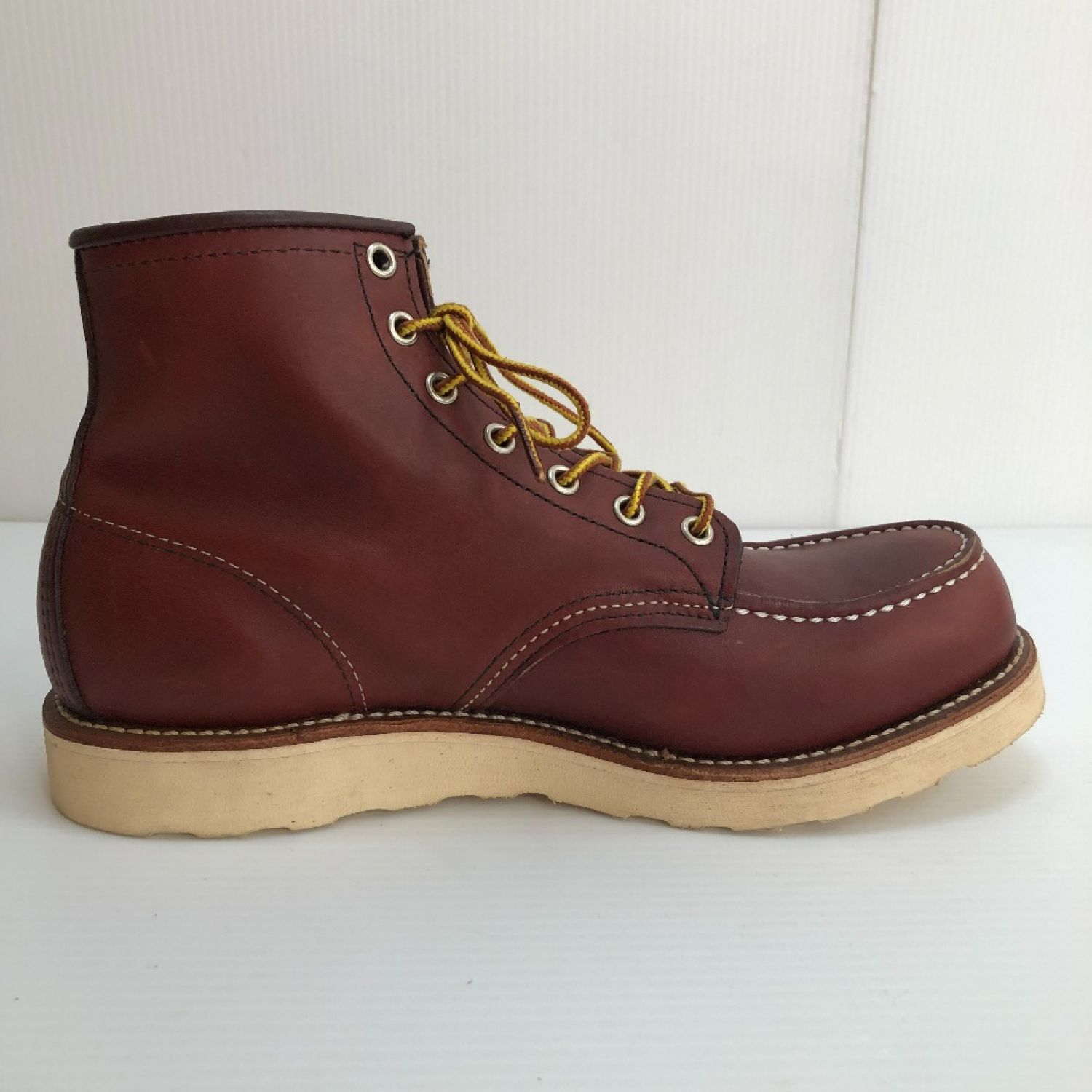 【中古】 RED WING レッドウィング 靴 ブーツ 9106 MOC TOE RED WING メンズ USA:9(27cm) ブラウン