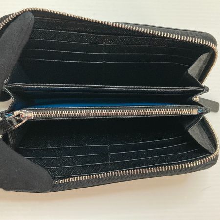  BVLGARI ブルガリ ラウンドファスナー長財布 284230 ブラック