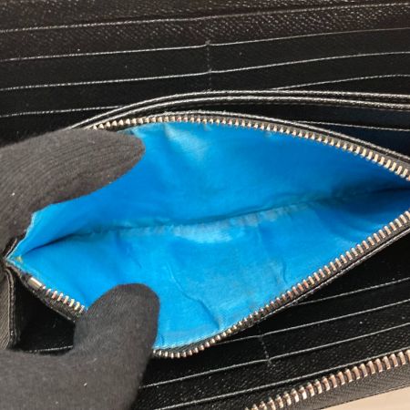  BVLGARI ブルガリ ラウンドファスナー長財布 284230 ブラック