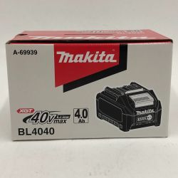 □□ MAKITA マキタ バッテリー　40VMAX　4.0Ah BL4040 Sランク