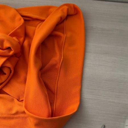  THE NORTH FACE ザノースフェイス メンズ パーカー　Back Square Logo Hoodie　SIZE L NT12142 オレンジ