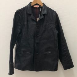 □□ G&F WORKERS メンズ衣料 ジャケットWOLFMAN JACK　 SIZE L ダメージ加工 JK-06 ブラック Aランク