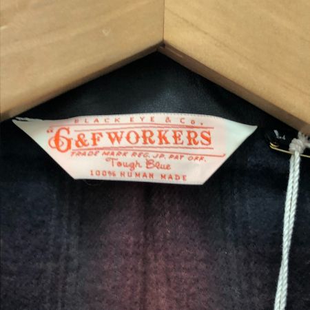  G&F WORKERS メンズ衣料 ジャケットWOLFMAN JACK　 SIZE L ダメージ加工 JK-06 ブラック
