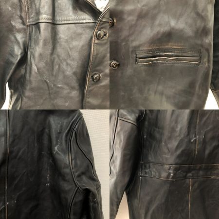  G&F WORKERS メンズ衣料 ジャケットWOLFMAN JACK　 SIZE L ダメージ加工 JK-06 ブラック