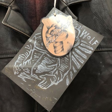  G&F WORKERS メンズ衣料 ジャケットWOLFMAN JACK　 SIZE L ダメージ加工 JK-06 ブラック
