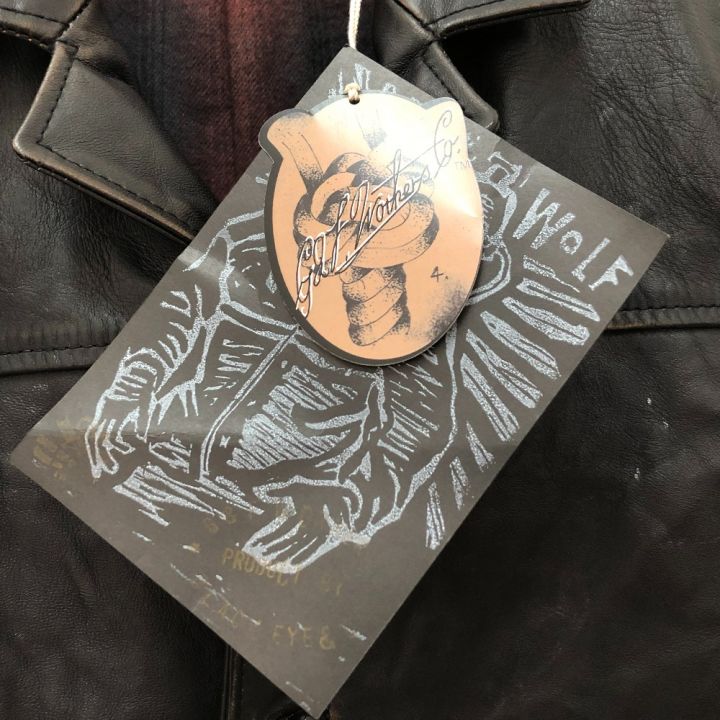 G&F WORKERS ウルフマンジャック カーコート g&f co G&F WORKERS Wolfman Jack ホースハイド カーコート XL - メルカリ