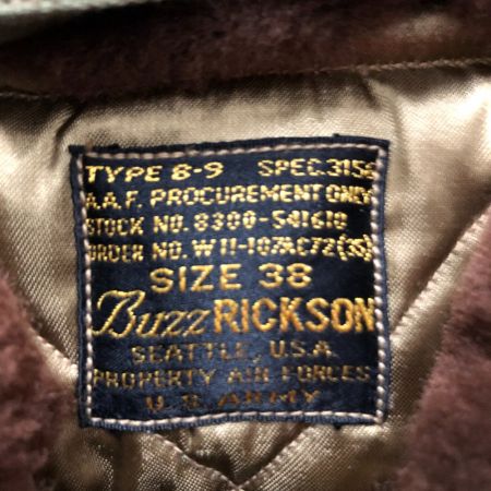  BUZZ RICKSON'S バズ リクソンズ B-9　 BR11320 オリーブ