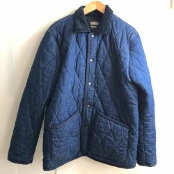 □□ JAPAN BLUE co.,ltd 桃太郎ジーンズ メンズ　デニムキルティングジャケット 　size　４０ インディゴ Aランク