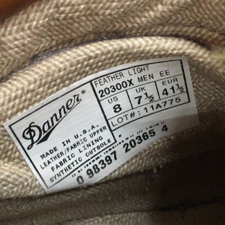  Danner×WAREHOUSE 靴 ブーツ 20300X FEATHER LIGHT US8(26cm)   カーキ