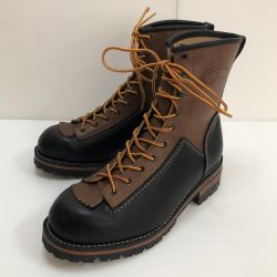 □□ STUDIO D'ARTISAN ステュディオ ダルチザン 靴　ブーツ　　 SIZE 26cm ブラック×ブラウン Aランク