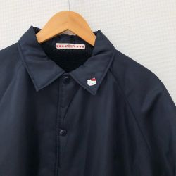 □□ efiLevol × HELLO KITTY MEN メンズ衣料　コーチジャケット  ブラック Bランク