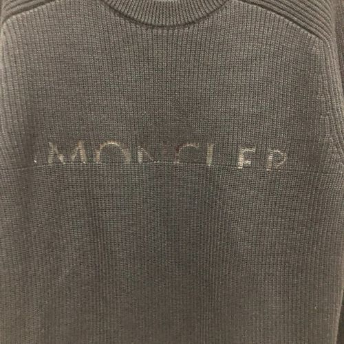中古 Moncler モンクレール メンズ衣料 ニット Girocollo Tricot Size L F919c 367 ブラック Bランク なんでもリサイクルビッグバン オンラインショップ