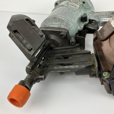 ЗЗ HITACHI 日立 65mm 常圧 エア釘打ち機 ケース付 NV-65AD スカイブルー