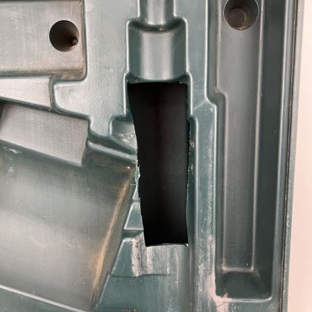 ЗЗ HITACHI 日立 65mm 常圧 エア釘打ち機 ケース付 NV-65AD スカイブルー