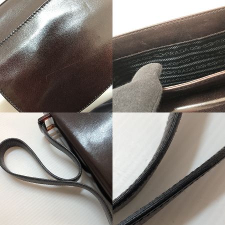  PRADA プラダ ハンドバッグ ブラウン