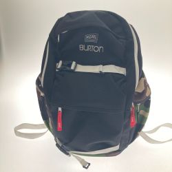 □□ X-GIRL×BURTON コラボバックパック　リュック ブラック×迷彩 Bランク
