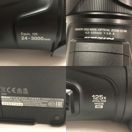  Nikon ニコン カメラ  コンパクトデジタルカメラ　 1679万画素 バッテリー SDカード対応   P1000