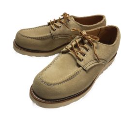 □□ RED WING レッドウィング 靴　8105 OXFORD　サイズ9 1/2 ベージュ Aランク