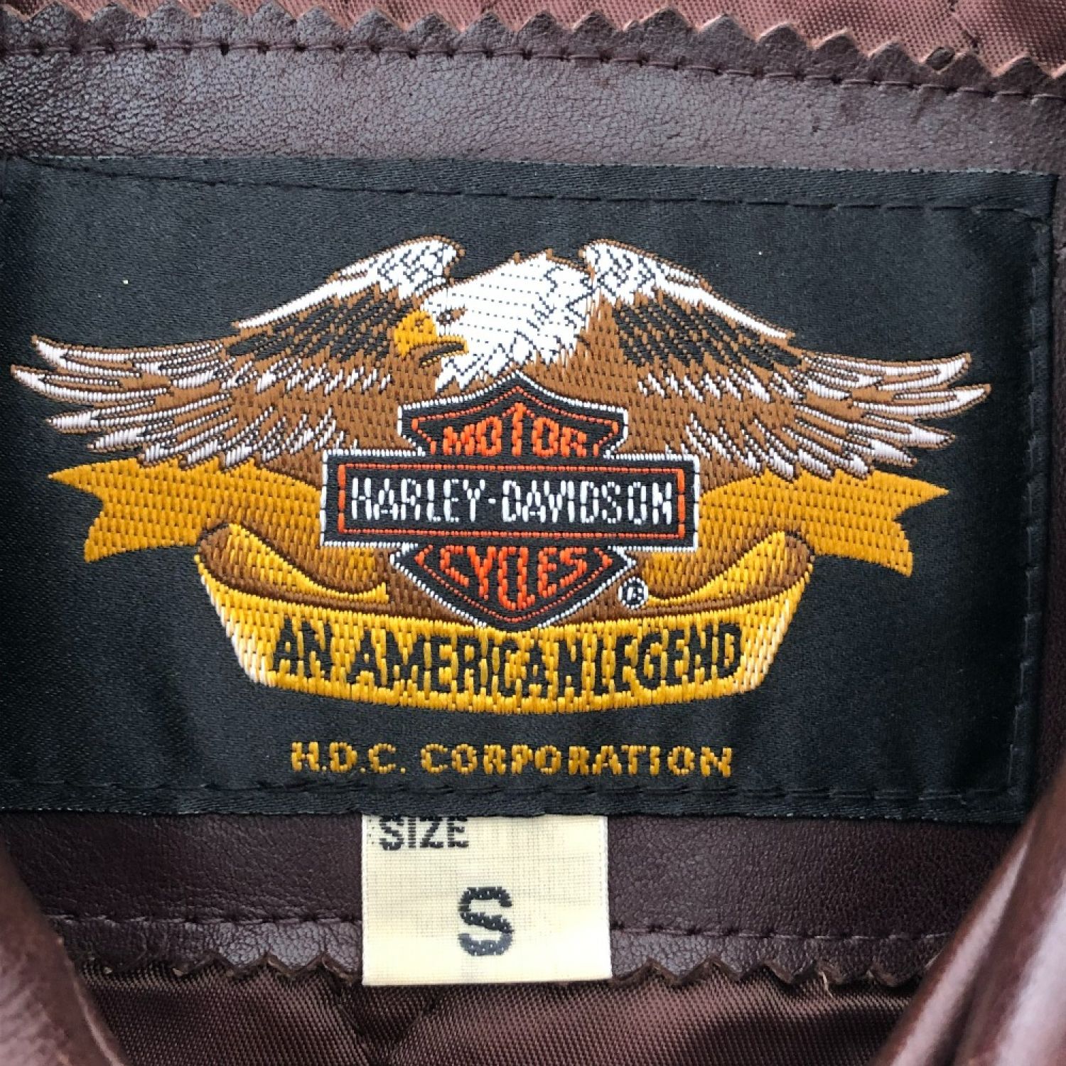 □□HARLEY-DAVIDSON ハーレーダビッドソン 90s　メンズ ジャケット　SIZE L  40181 ブラウン