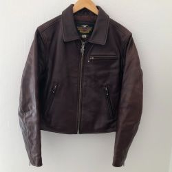 □□ HARLEY-DAVIDSON ハーレーダビッドソン メンズジャケット レザージャケット　SIZE S 40181 ブラウン Bランク