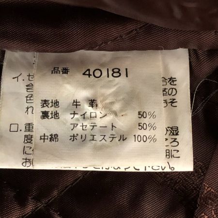  HARLEY-DAVIDSON ハーレーダビッドソン メンズジャケット レザージャケット　SIZE S 40181 ブラウン