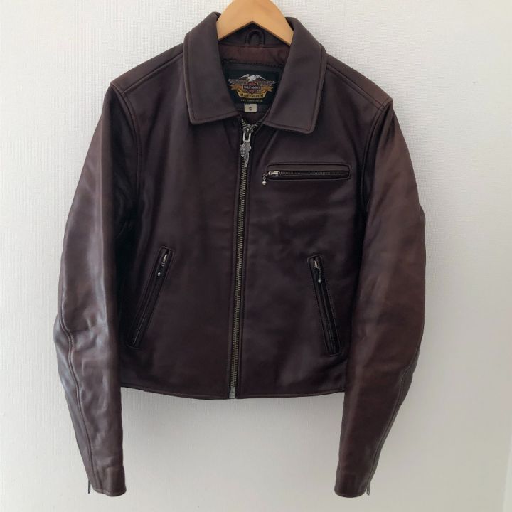 HARLEY-DAVIDSON ハーレーダビッドソン メンズジャケット レザージャケット SIZE S 40181 ブラウン ｜中古｜なんでもリサイクルビッグバン