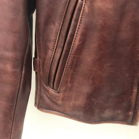  B-McCOYS レザージャケット サイズ38 ブラウン