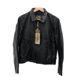 □□ HARLEY-DAVIDSON ハーレーダビッドソン メンズ ジャケット 90s ブラック Bランク