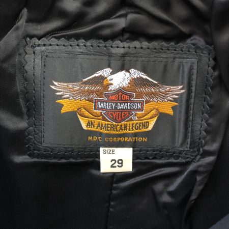  HARLEY-DAVIDSON ハーレーダビッドソン メンズ衣料 パンツ レザーパンツ サイズ29 98146 ブラック