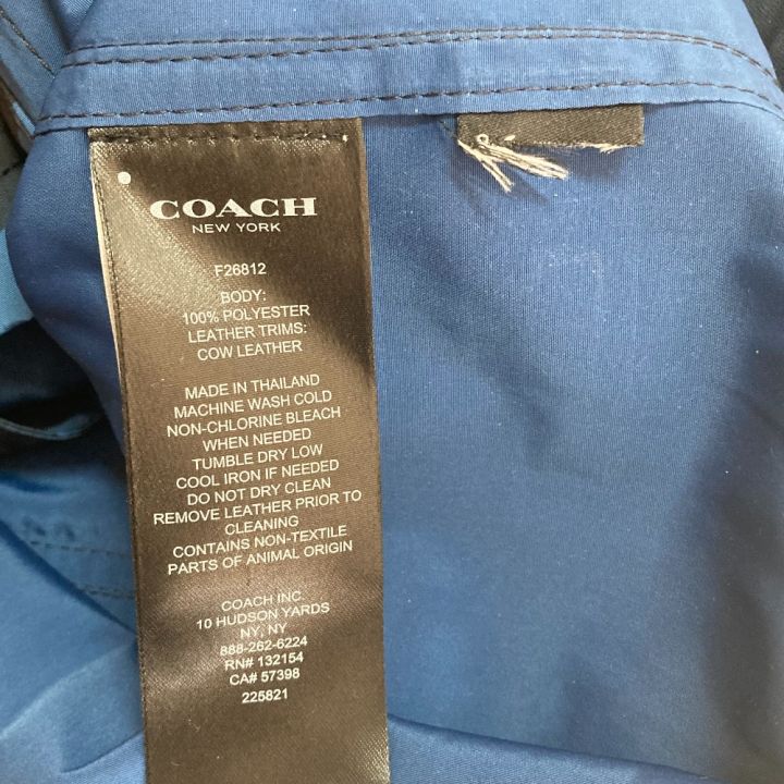 COACH コーチ カモフラ柄 ジップアップパーカー F26812 ネイビー